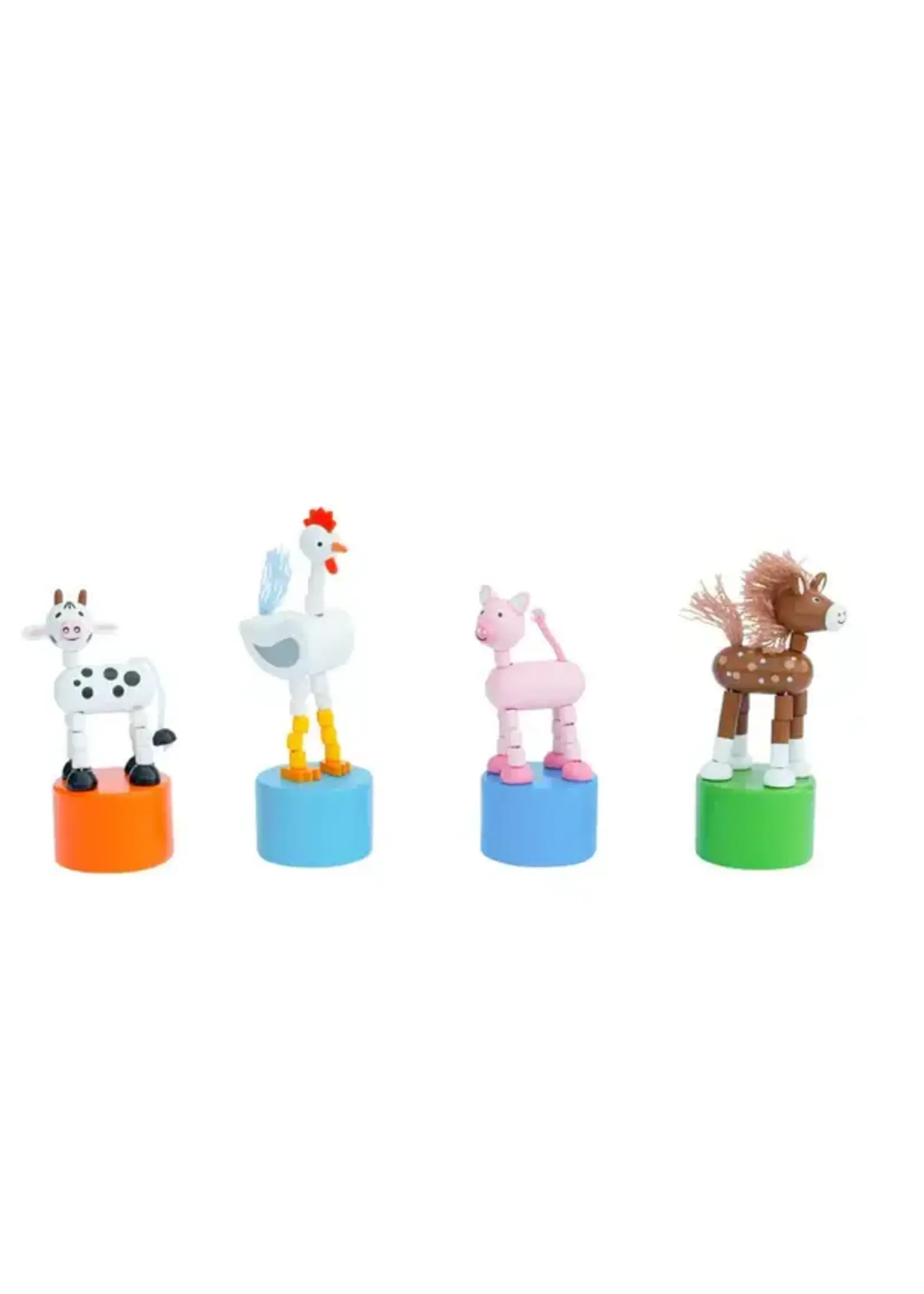 Farm Friends Animal Push Puppet
