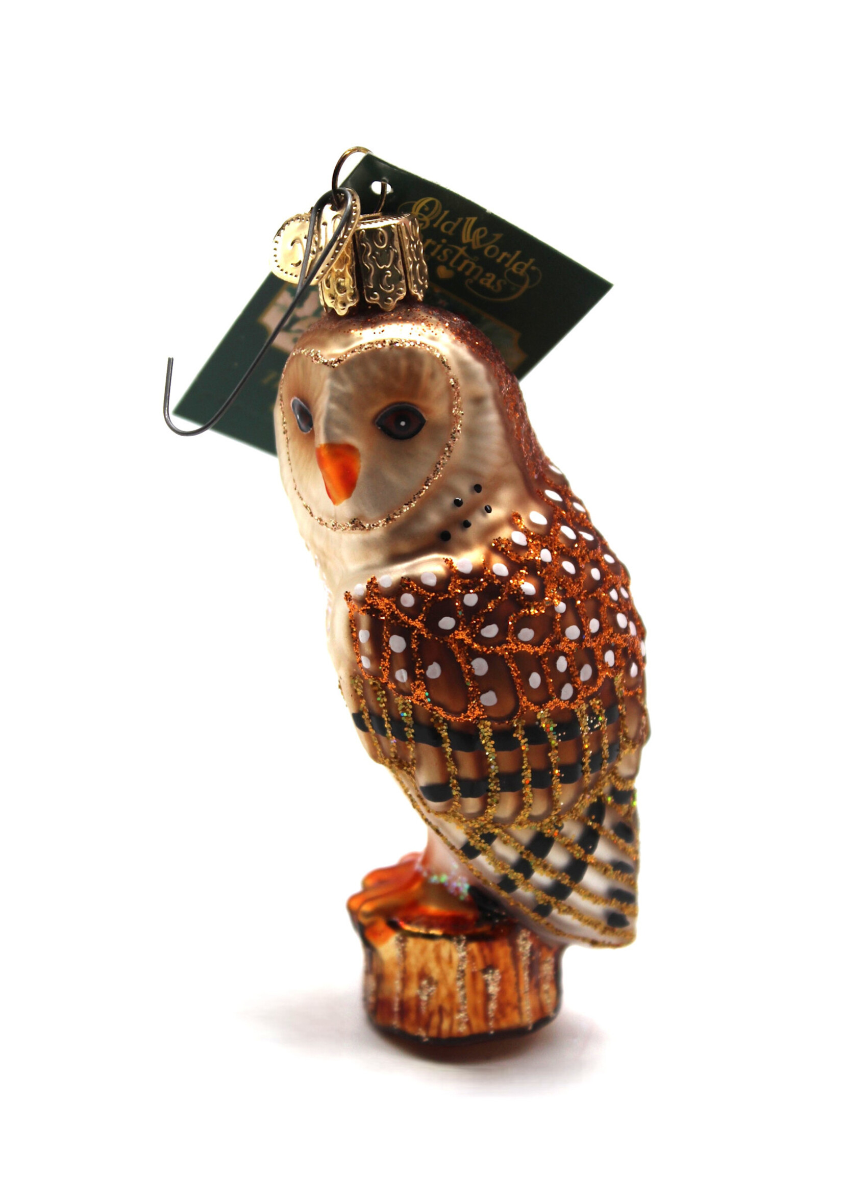Old World Christmas OWC Barn Owl Orna