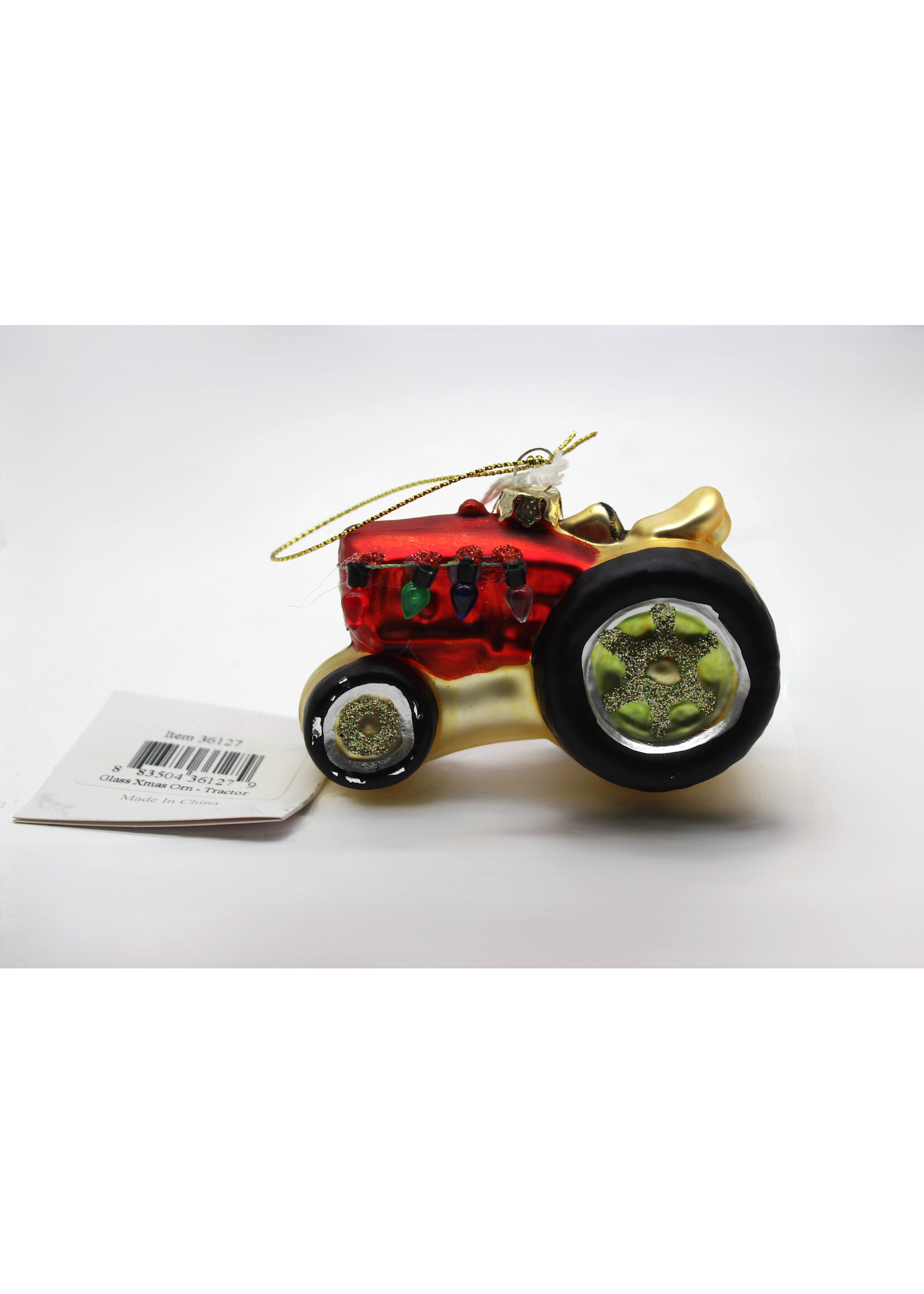 Tractor wLlights Ornament