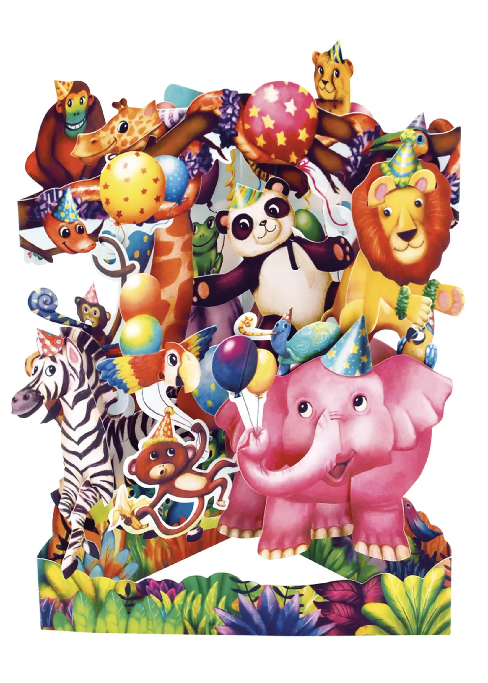 Toysmith Swing Card - Animal Party