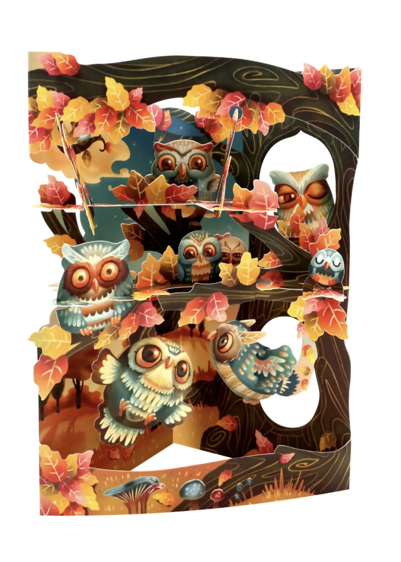 Swing Card - Owls