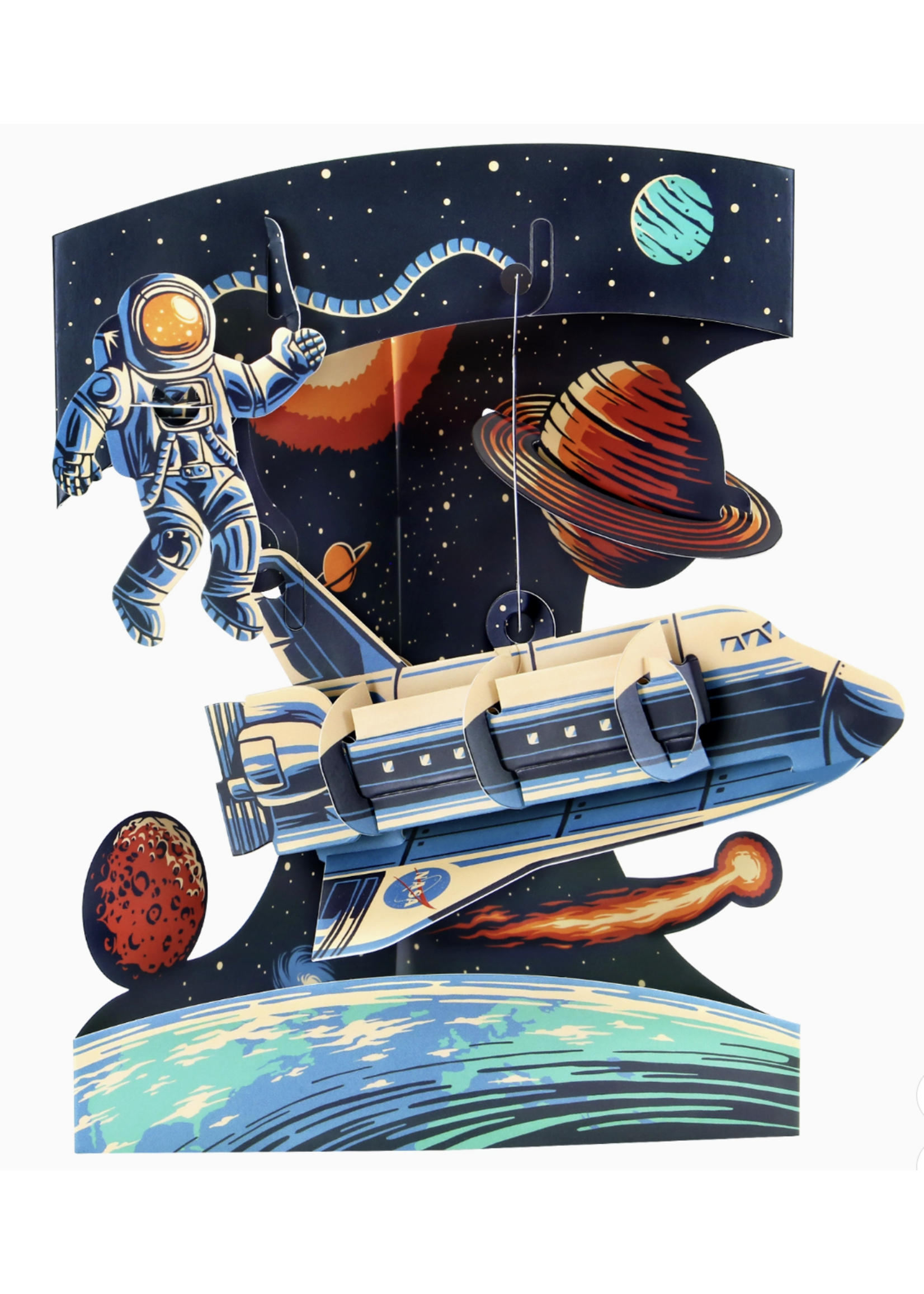 Toysmith Swing Card - Space Shuttle