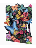Toysmith Swing Card- Tropical Butterflies