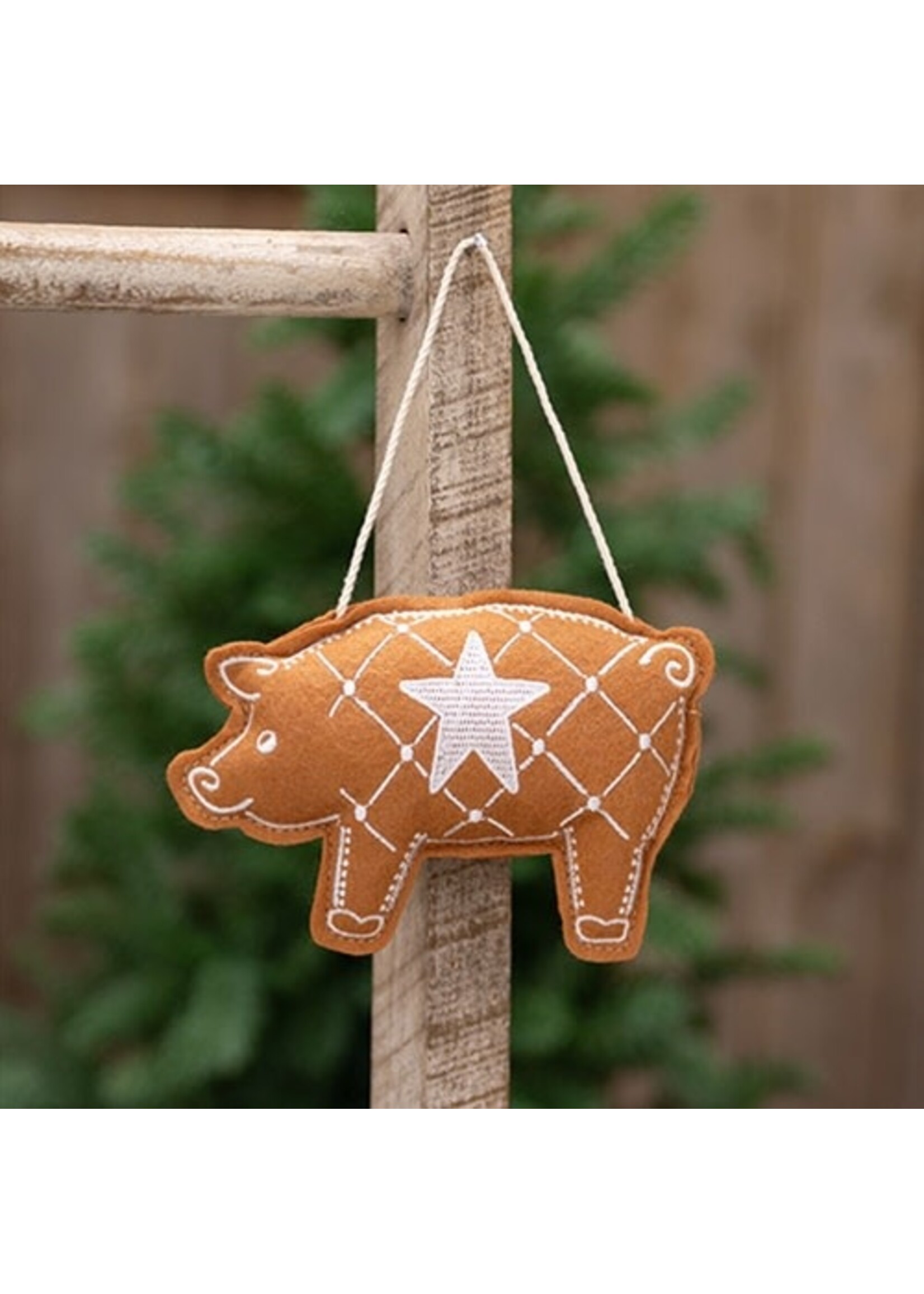 CWI Gifts Gingerbread Pig Ornament
