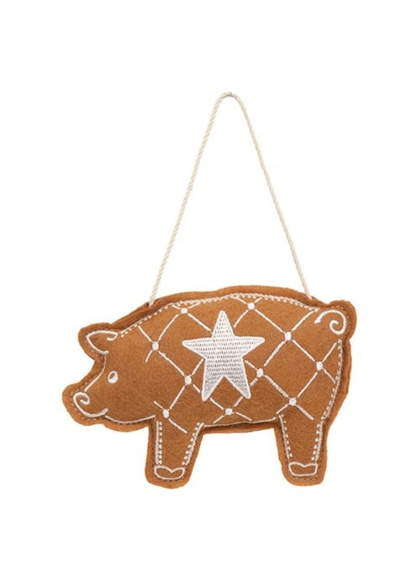 CWI Gifts Gingerbread Pig Ornament