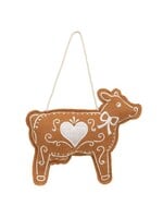 CWI Gifts Gingerbread Cow Ornament