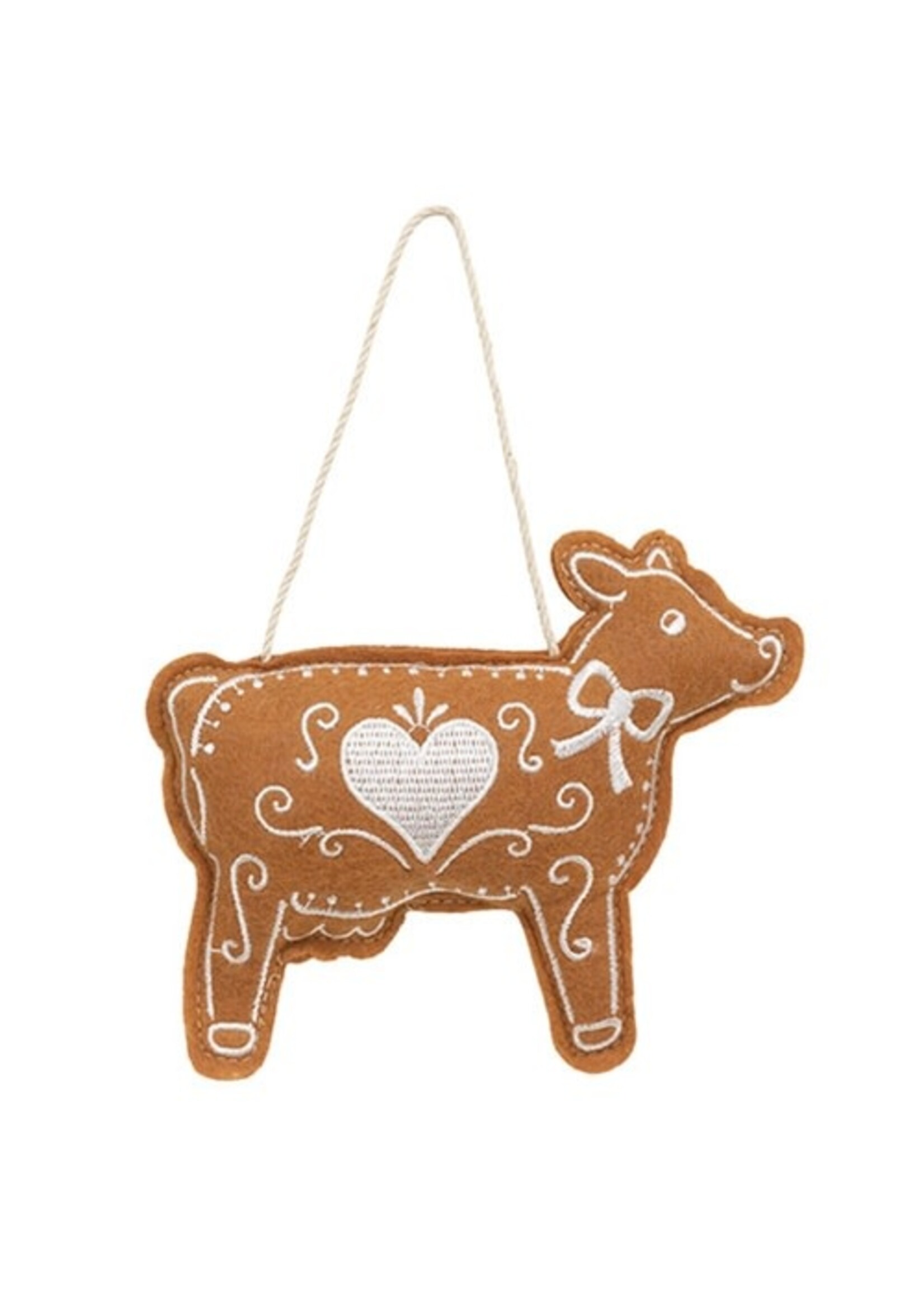 CWI Gifts Gingerbread Cow Ornament