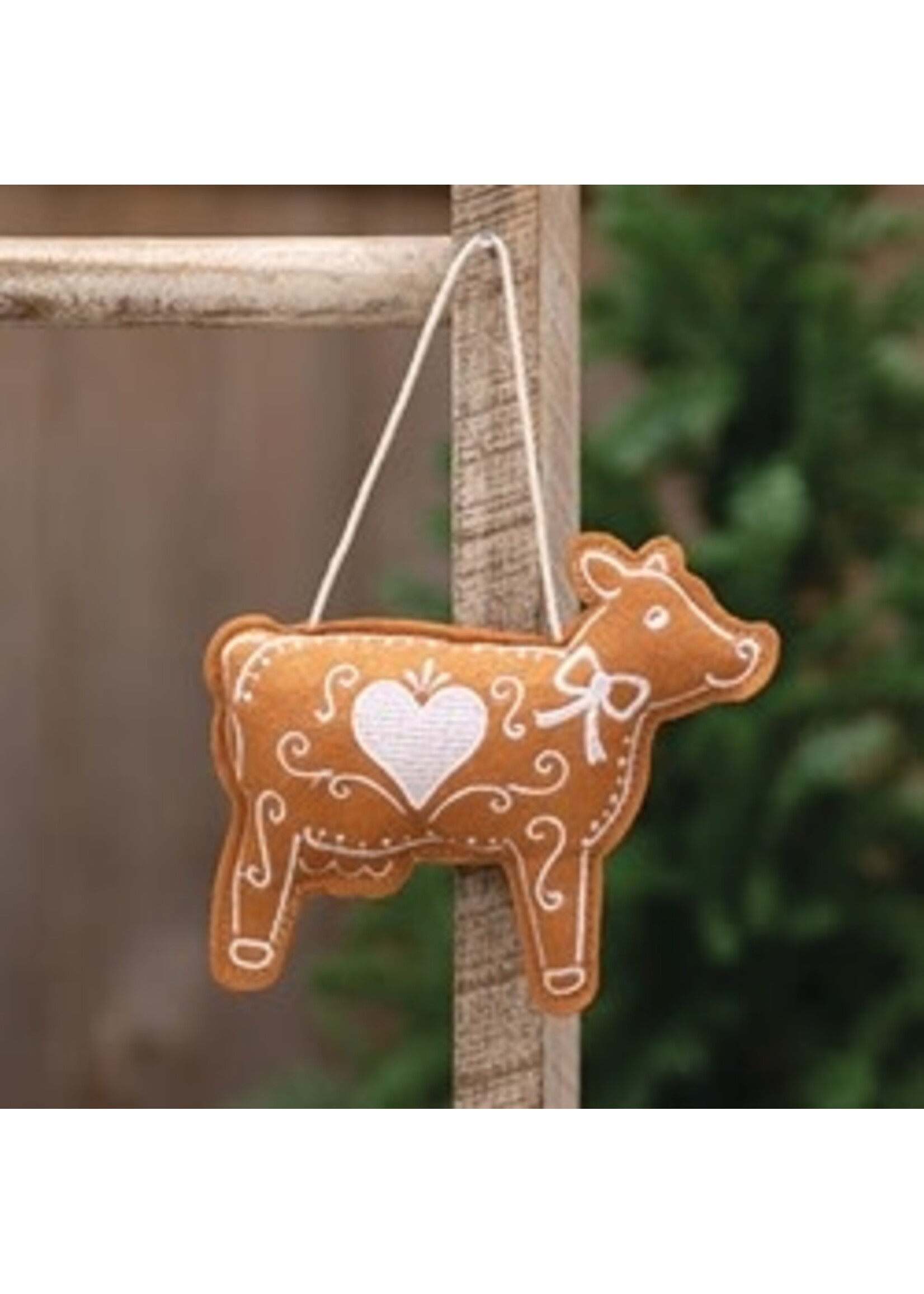 CWI Gifts Gingerbread Cow Ornament