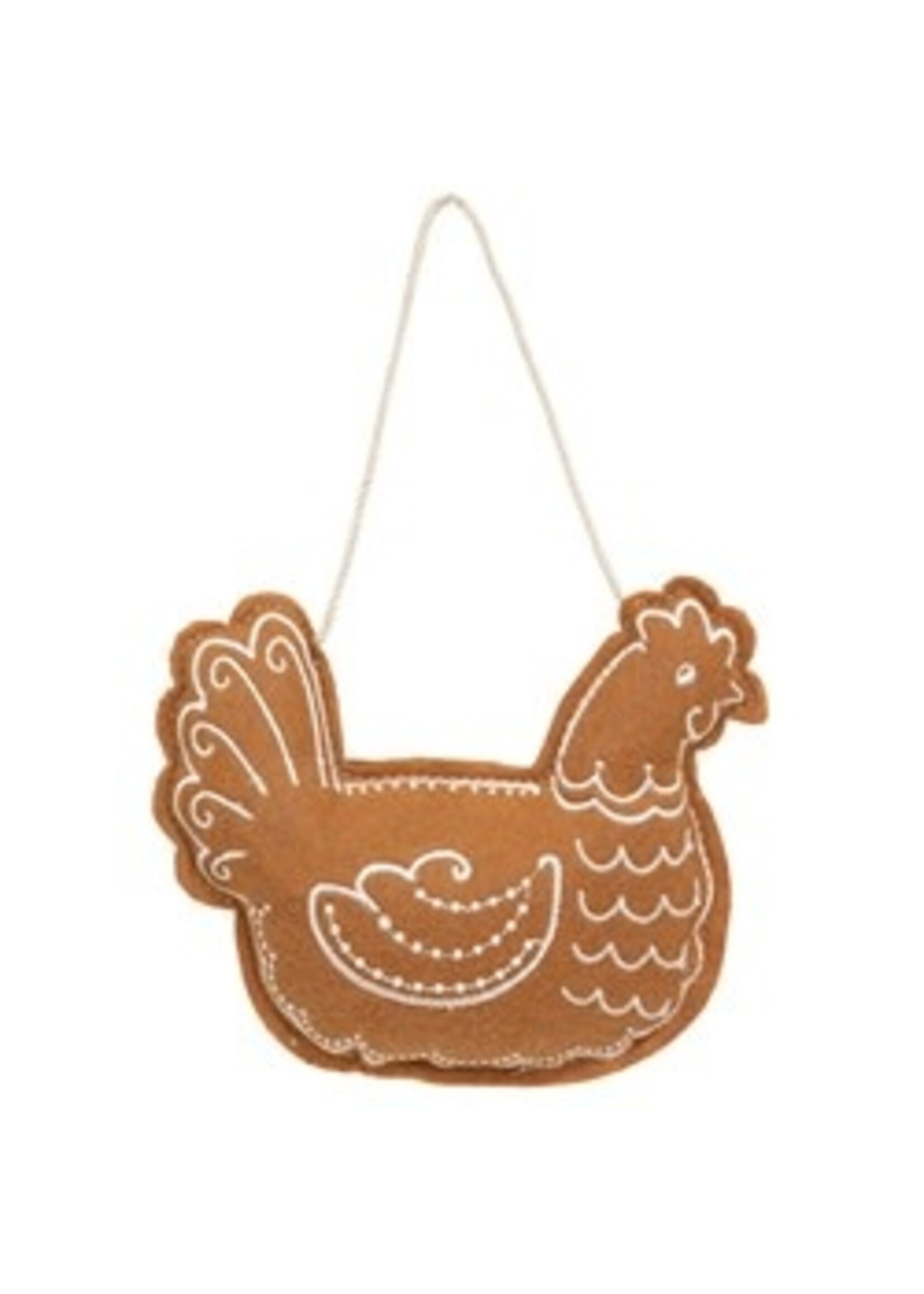 CWI Gifts Gingerbread Chicken Ornament