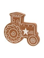 CWI Gifts Wooden Gingerbread Farm Sitter - Tractor