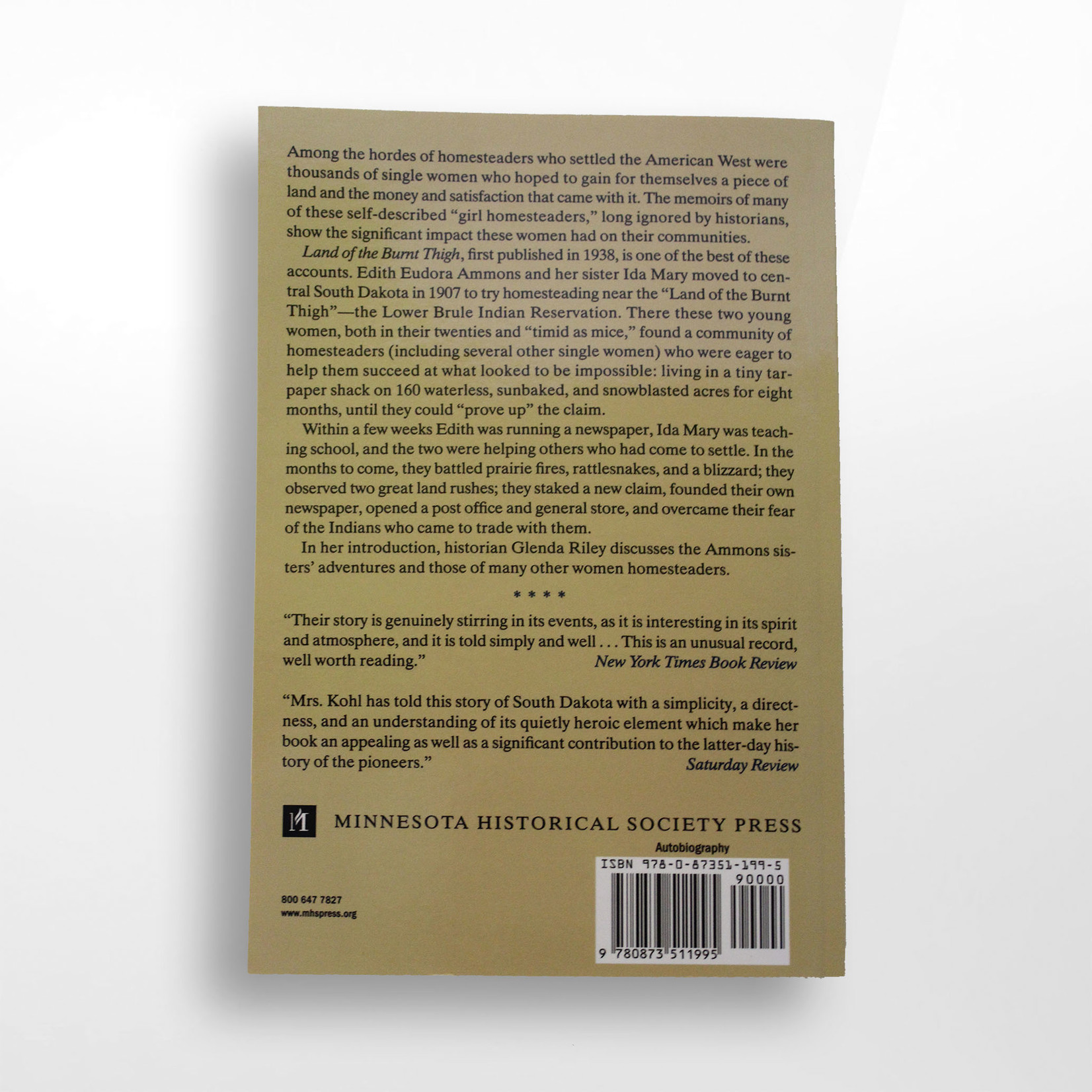 Land of the Burnt Thigh, Edith Eudora Kohl