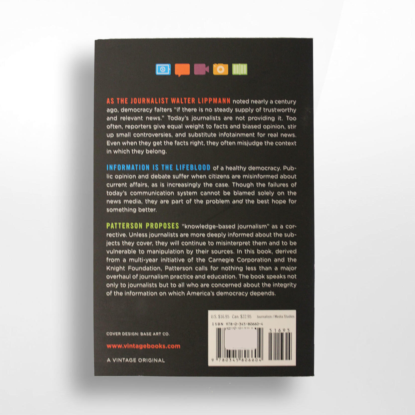 Informing The News, Thomas E. Patterson