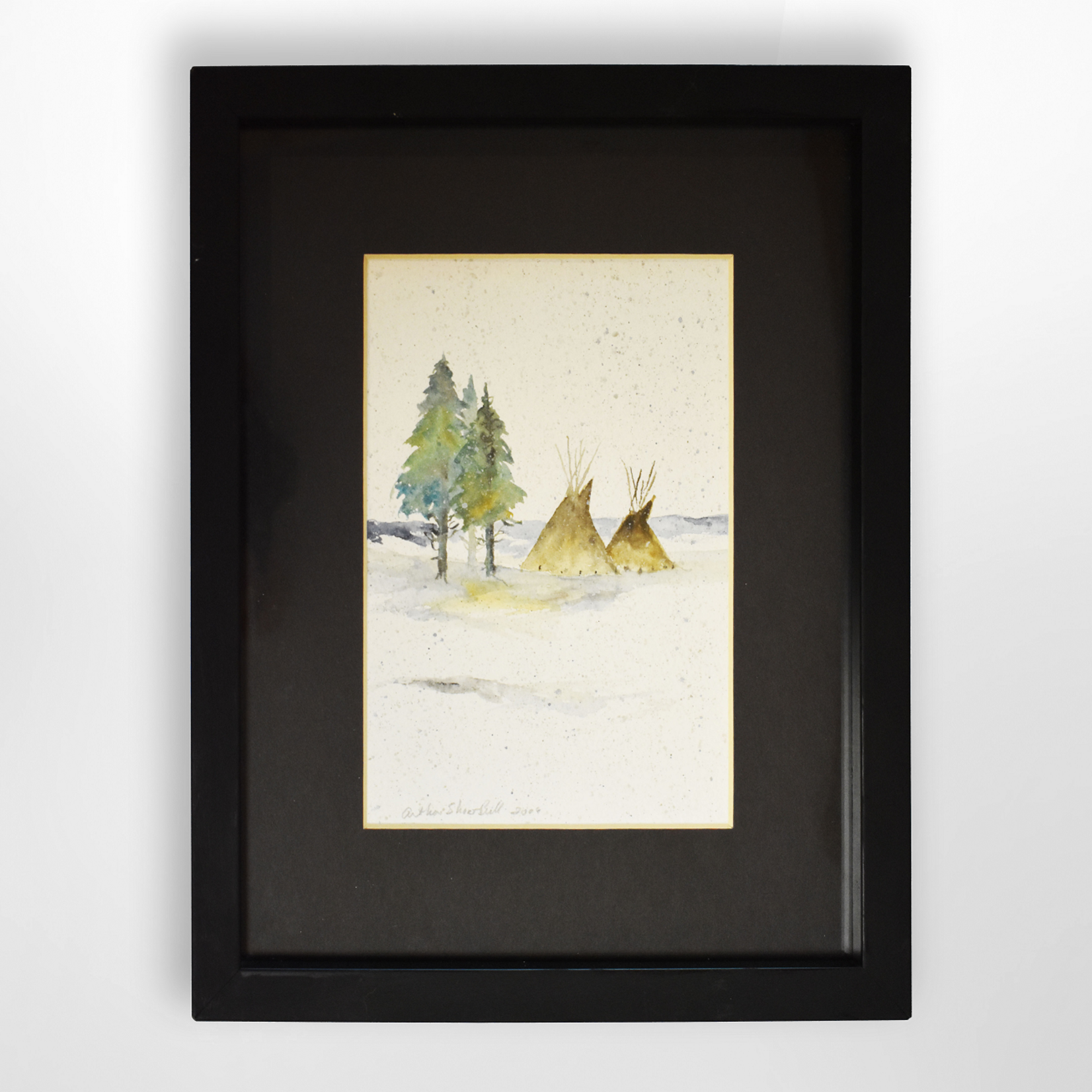 Arthur Short Bull, Winter Camp