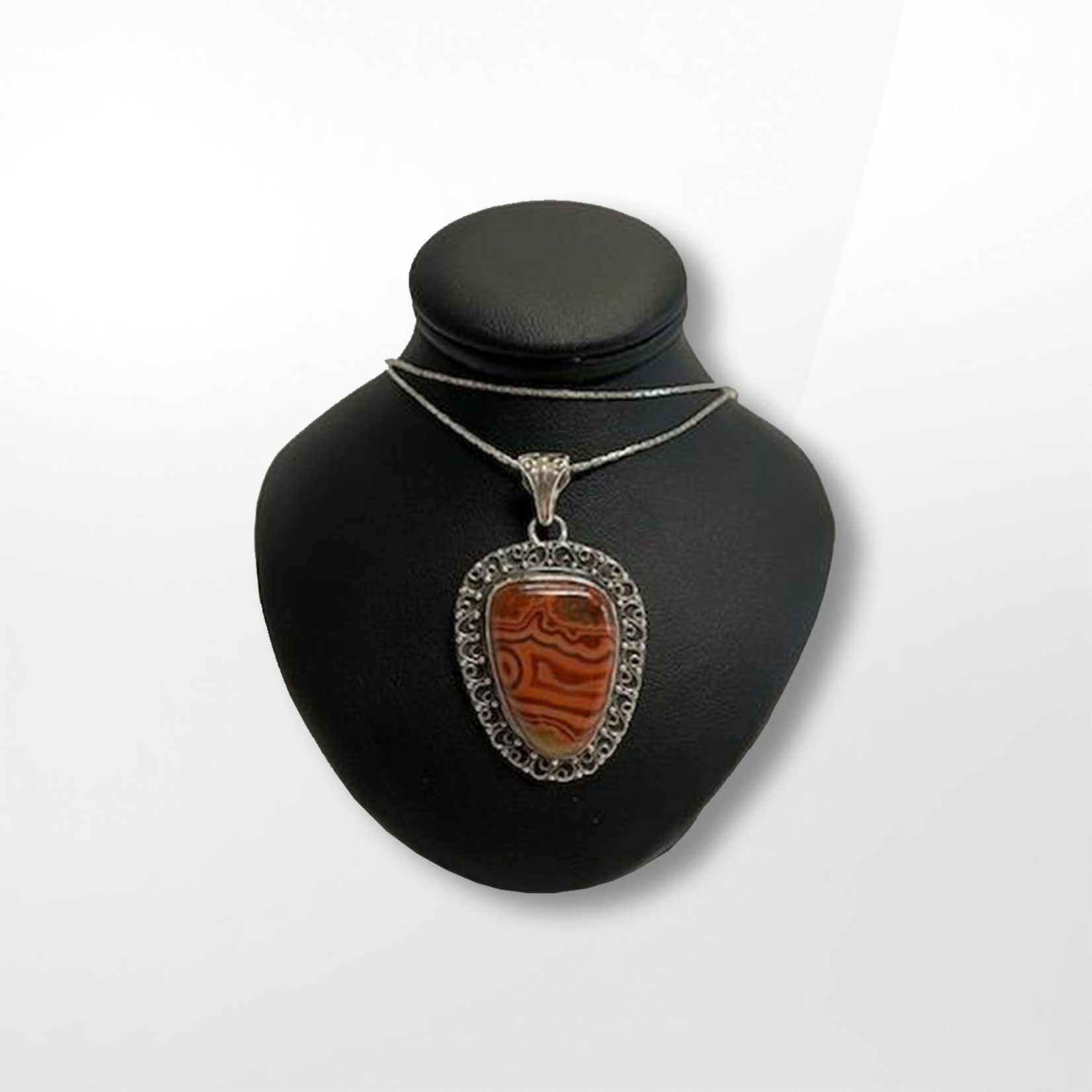 Shankar Jewelry, Teepee Agate Necklace