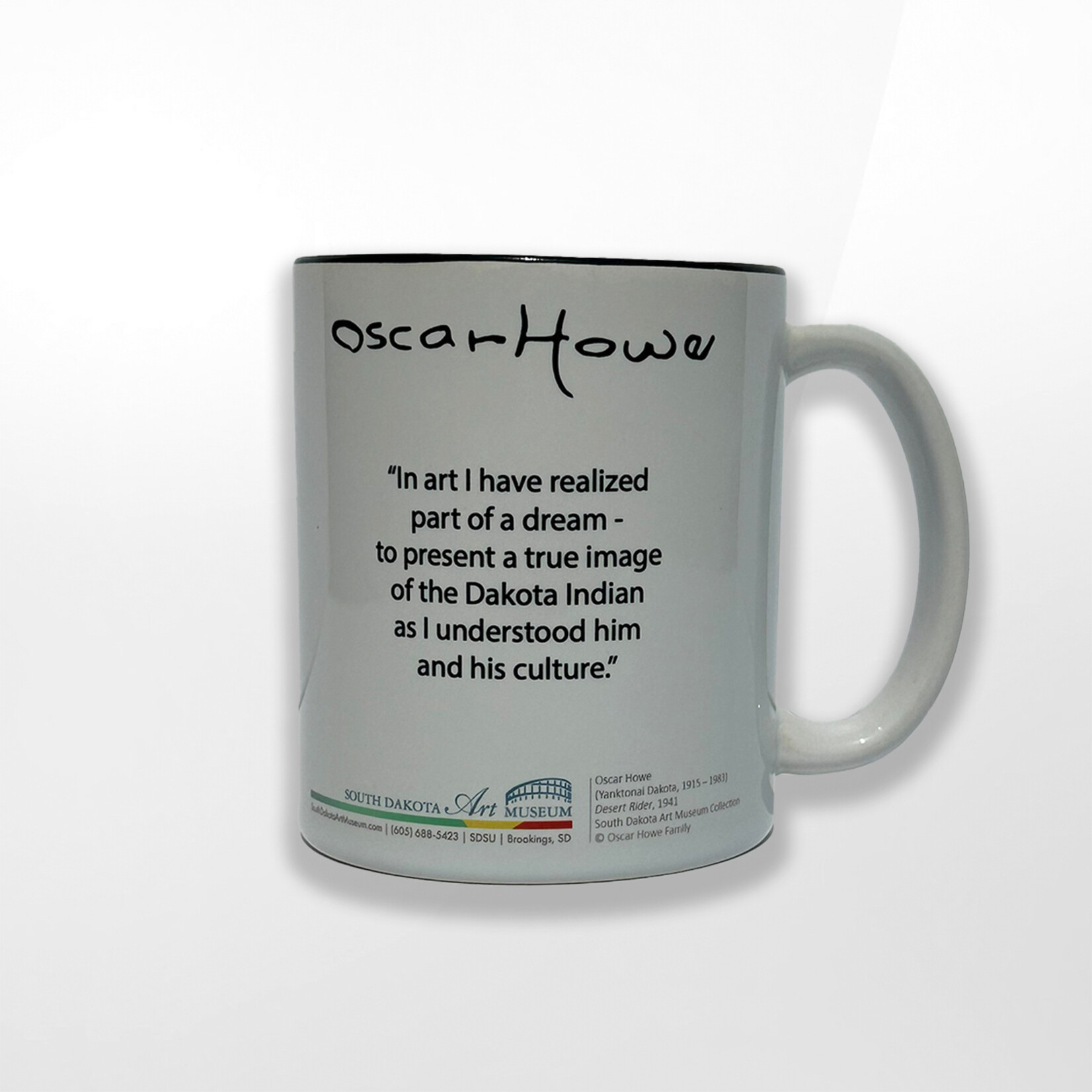 Oscar Howe, Desert Rider Mug