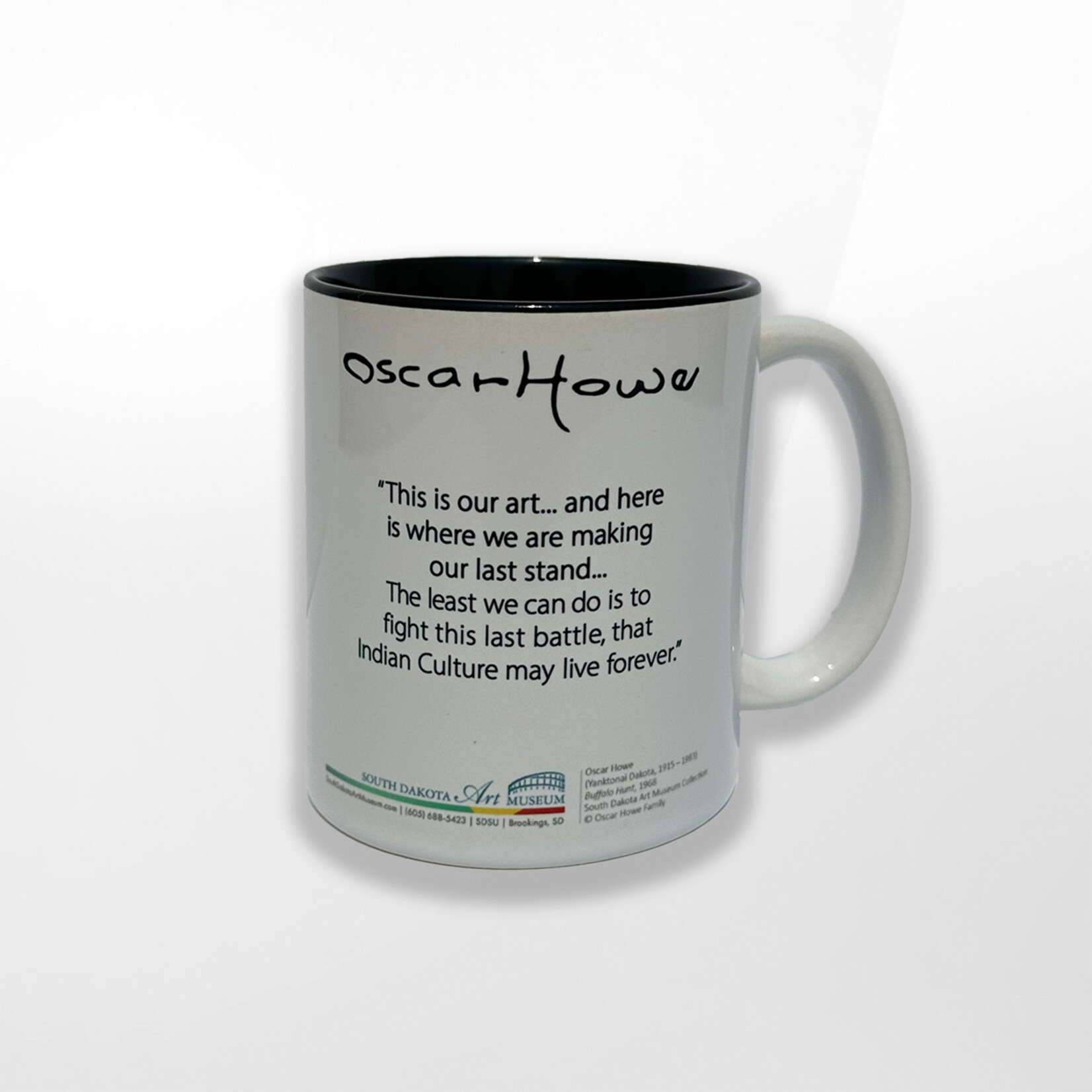 Oscar Howe, Buffalo Hunt Mug
