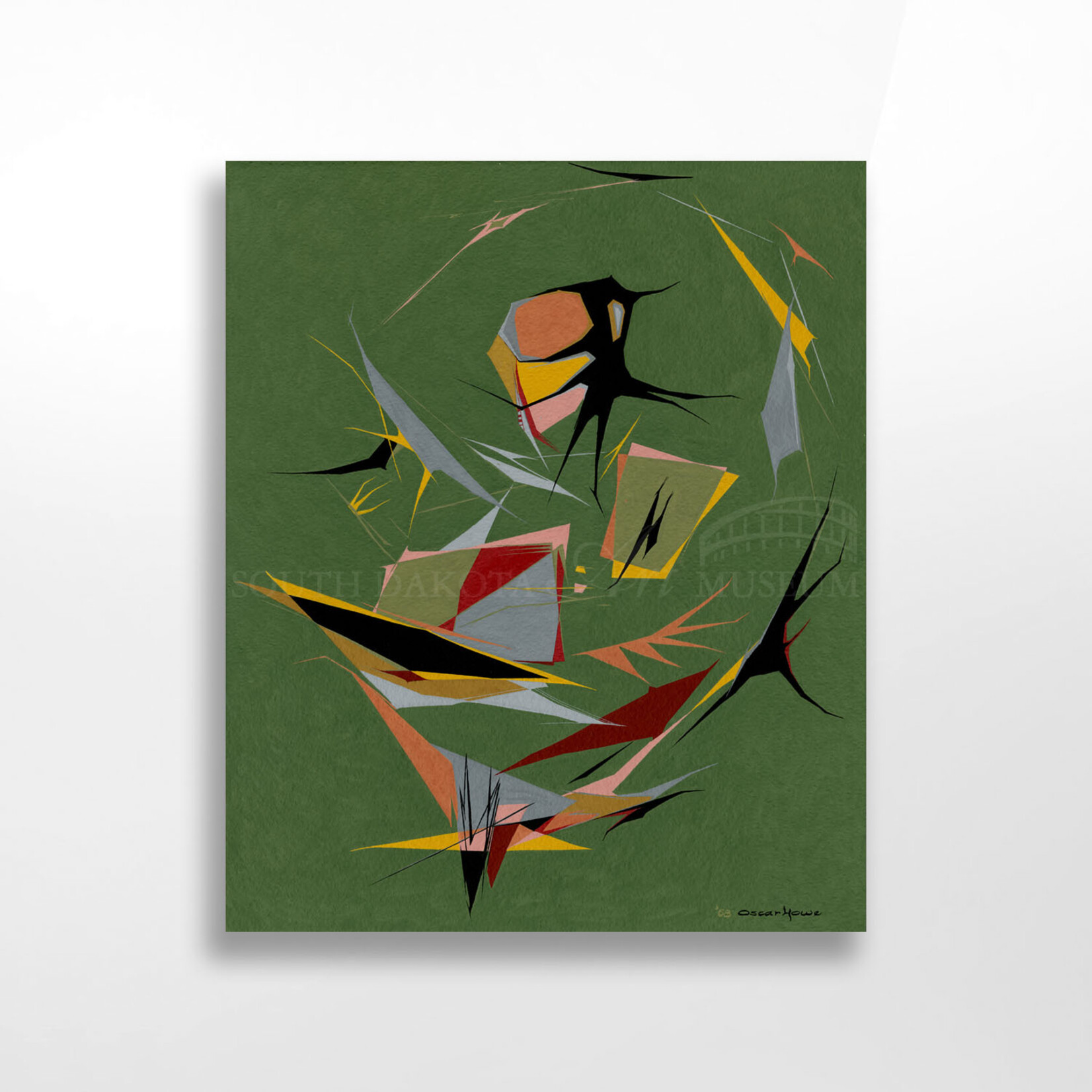 Oscar Howe, War Dancer