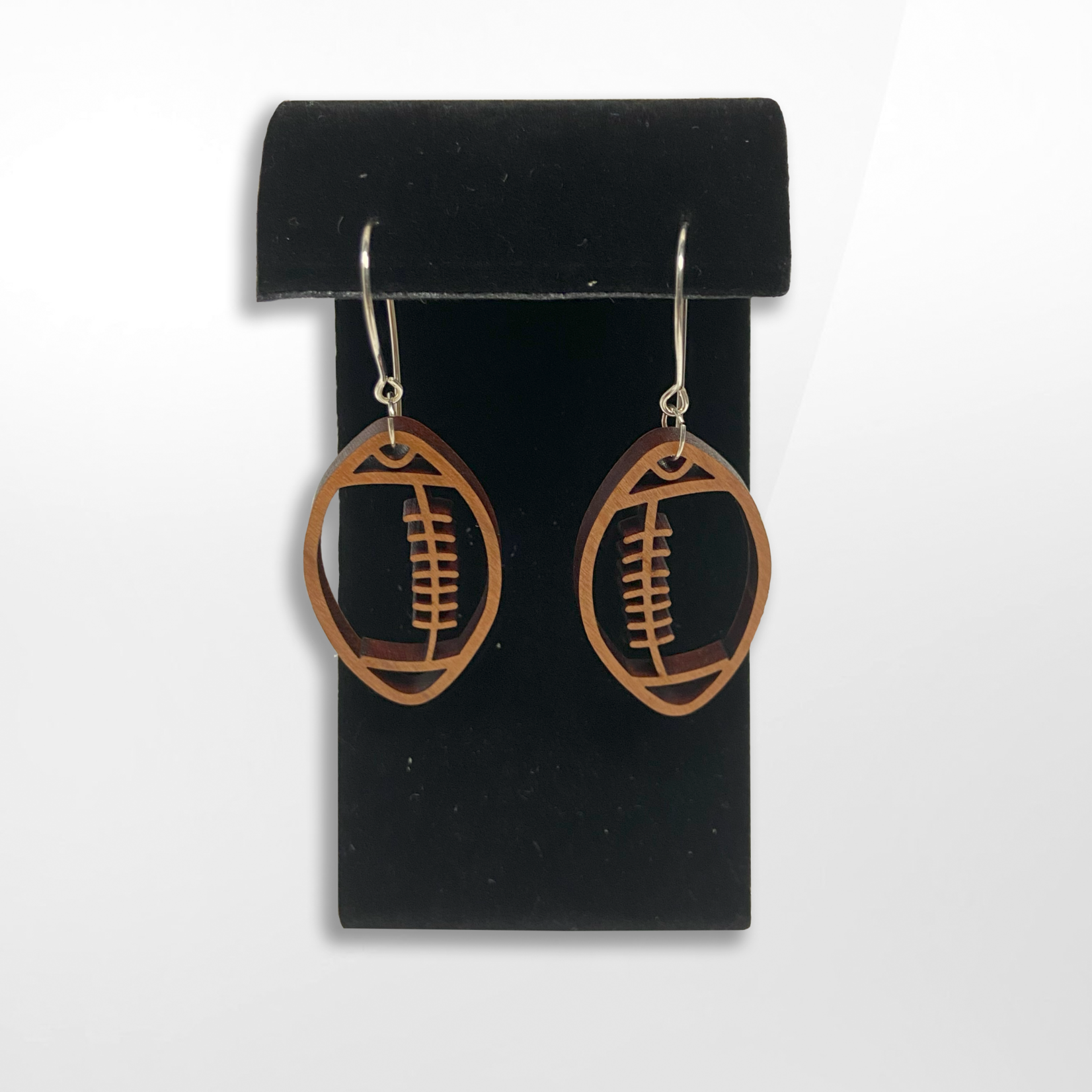 Artisan Made Creations, Football Earrings