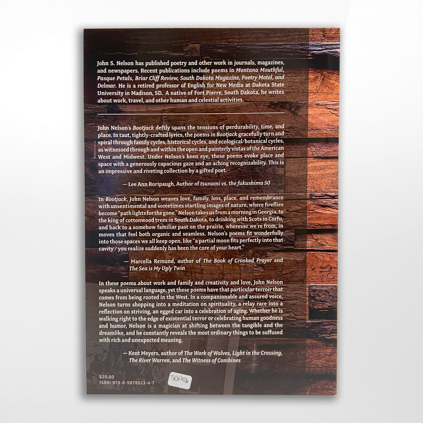 SD Poetry Society Bootjack, John S. Nelson