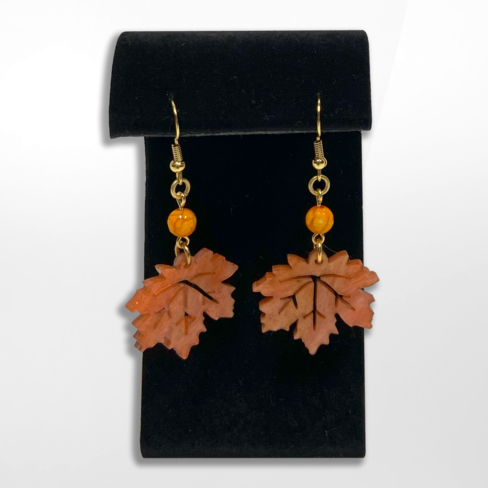 Artisan Made Creations, Fall Leaf Earrings