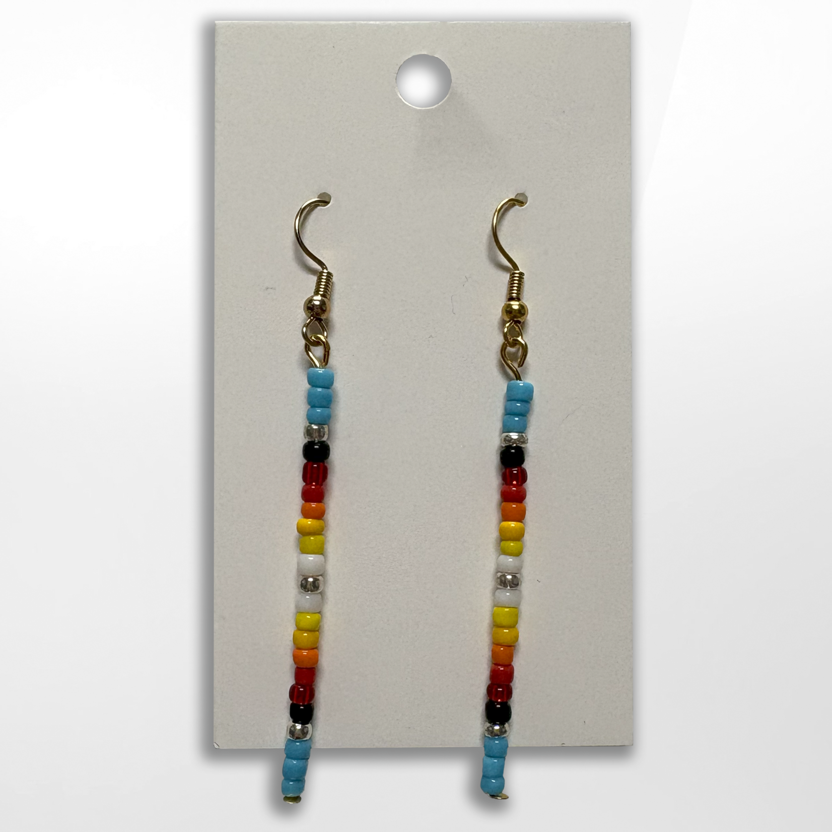 Grandriver Creations Grandriver Creations, Seed Bead Dangle Earrings