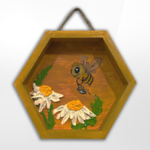 Dana Andersen Dana Andersen Painting, Bee w/ Daisies