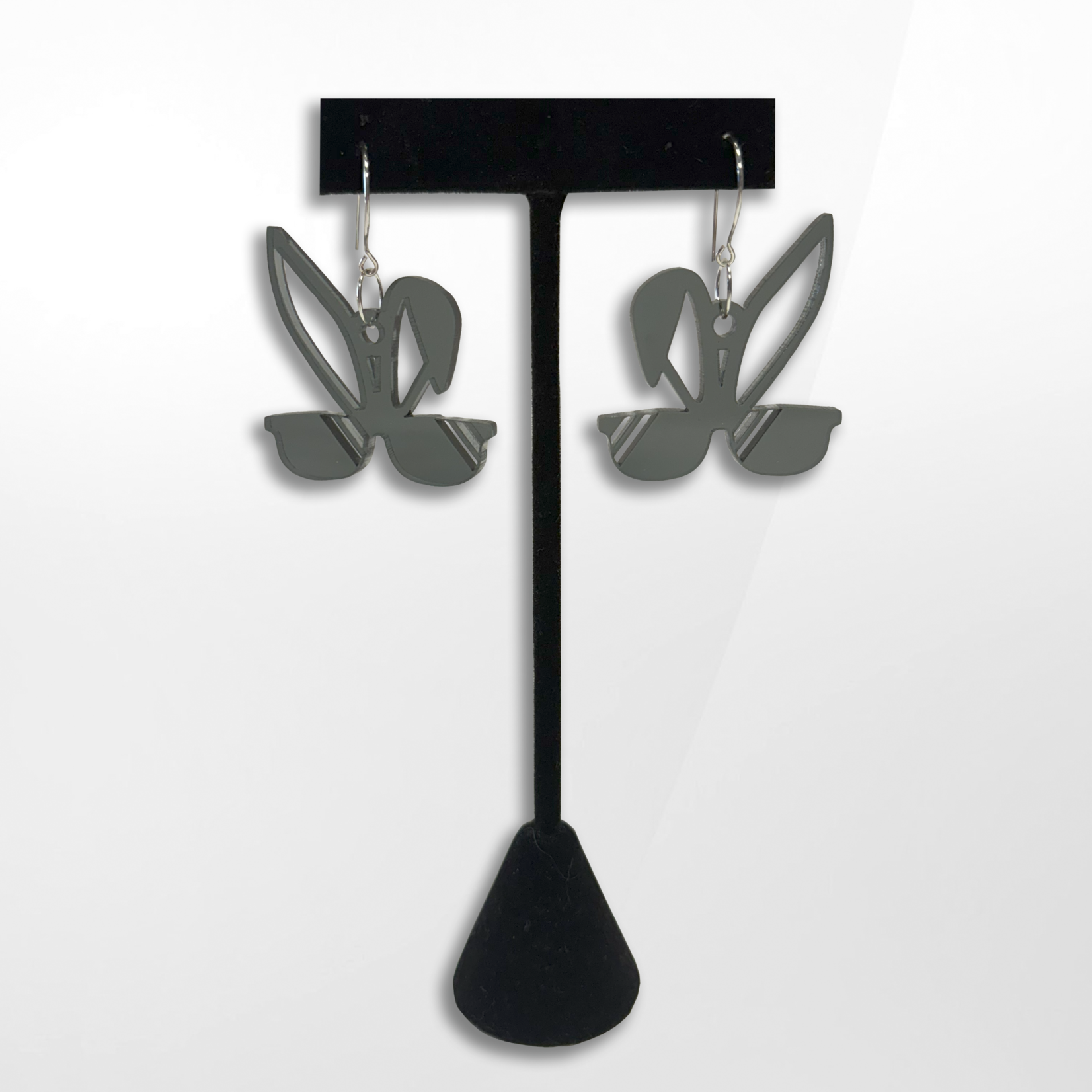 Artisan Made Creations, Glasses w/ Rabbit Ears Earrings