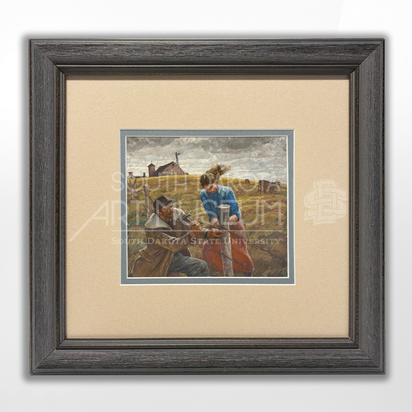 Fixing Fence, Harvey Dunn