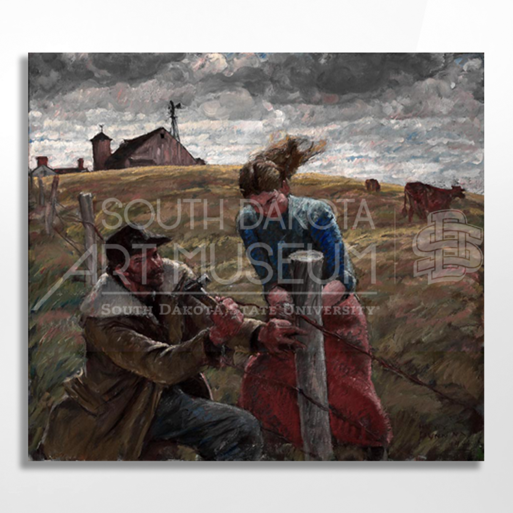 Fixing Fence, Harvey Dunn