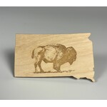 Create Laser Arts Create Laser Arts, Magnet - SD Shape, Bison