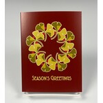 Cindy Lindgren Cindy Lindgren, Ginkgo Wreath Notecard