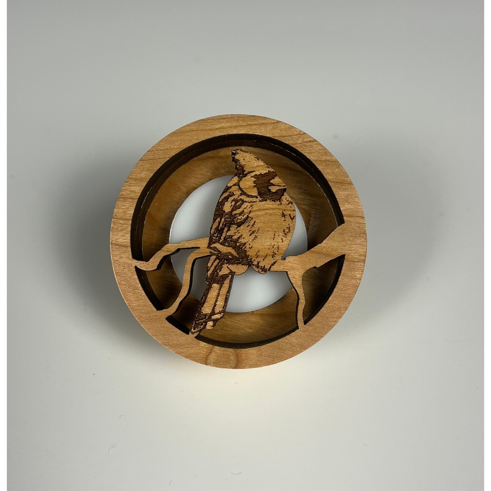 Wood You Tell Me, Glow Light Cardinal