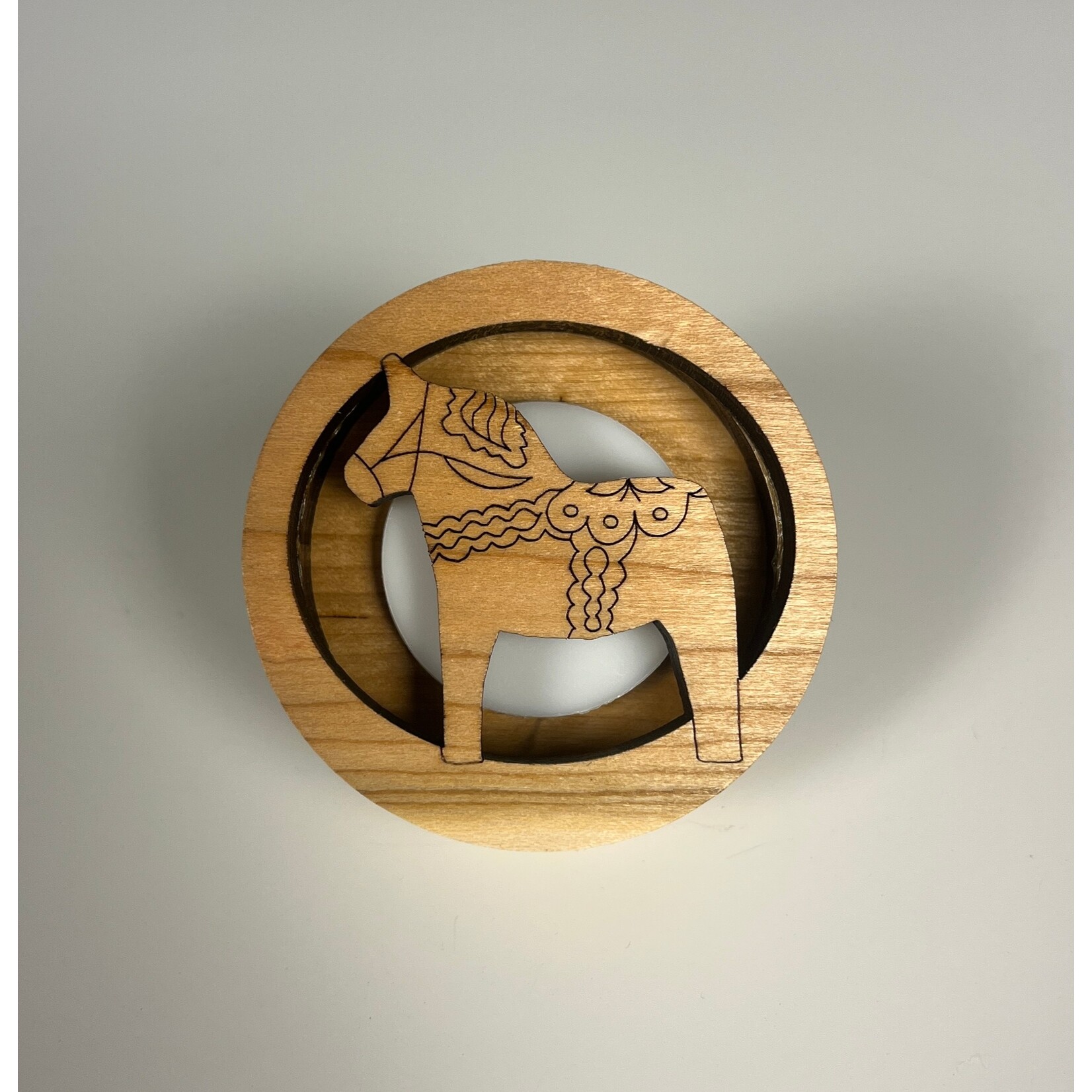 Wood You Tell Me Wood You Tell Me,  Glow Light Dala Horse