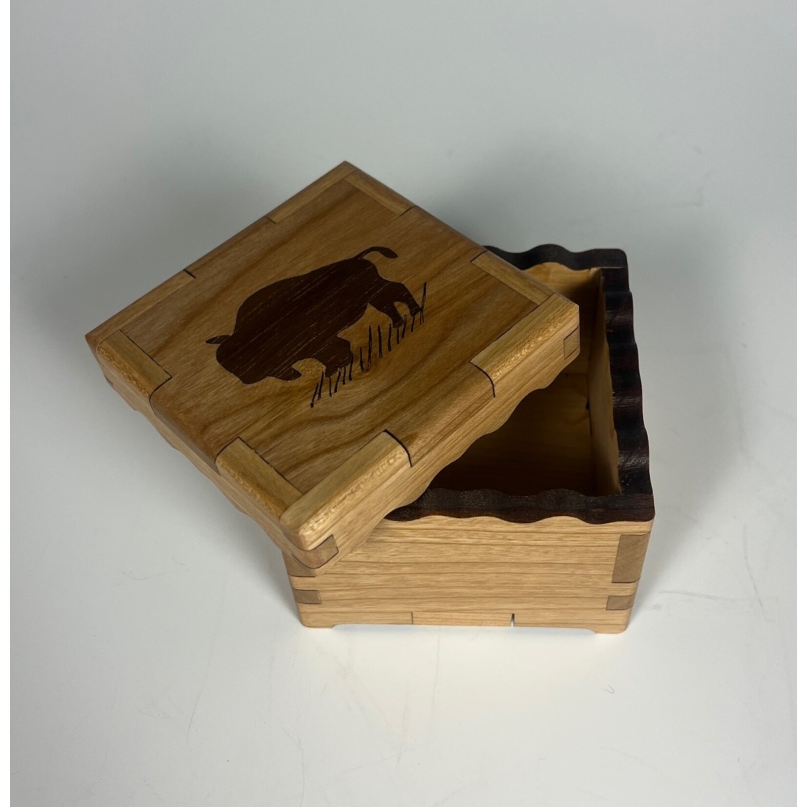 Wood You Tell Me Wood You Tell Me, Buffalo In-Lay Box
