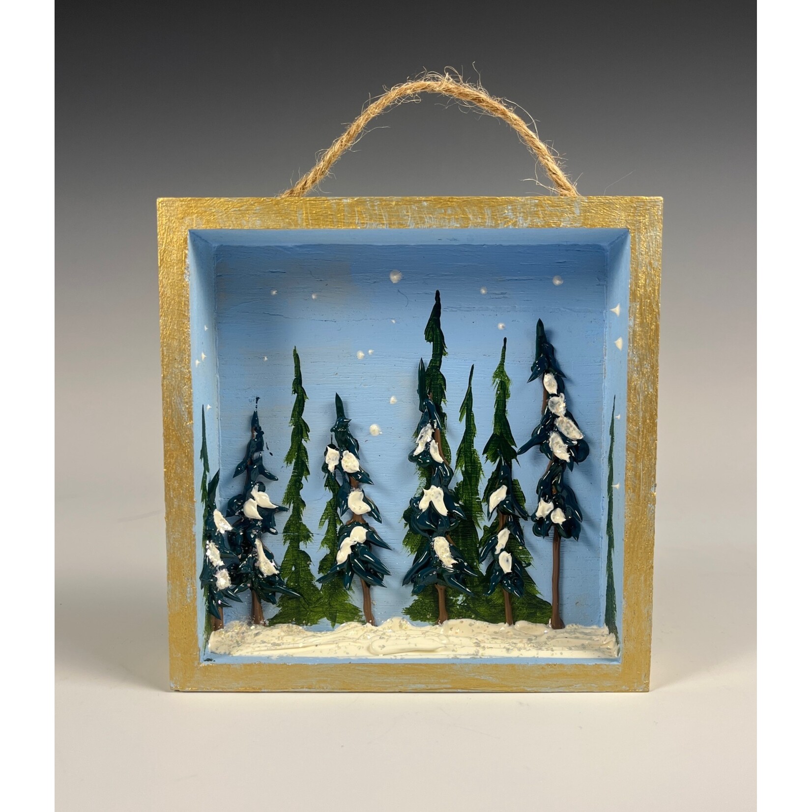 Dana Andersen Painting, Snow Scene