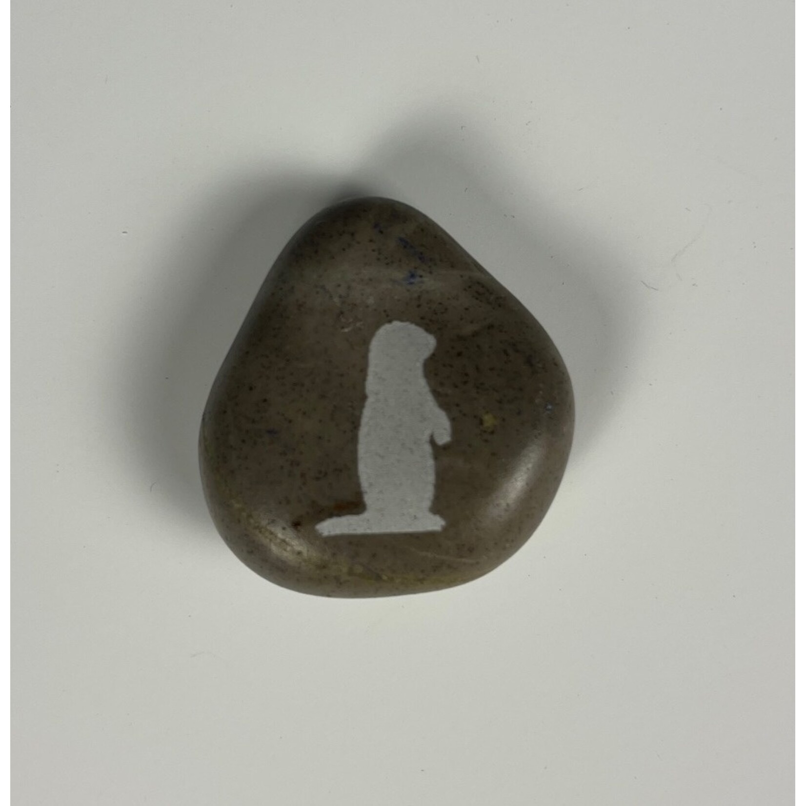 Momadic Etched Rock Magnet, Prairie Dog