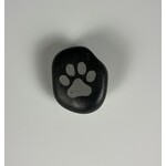 Momadic Momadic, Etched Rock Magnets, Dog Paw Print