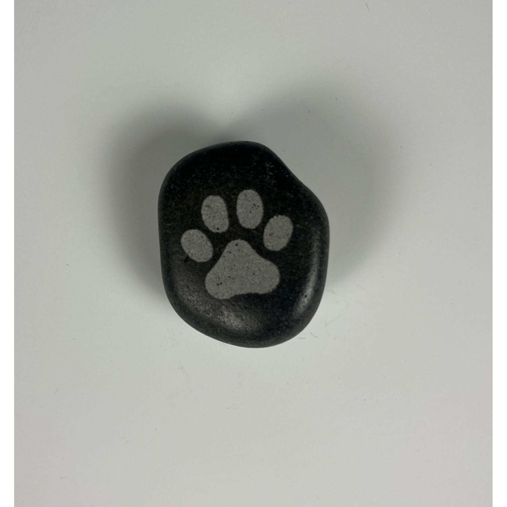 Momadic, Etched Rock Magnets, Dog Paw Print