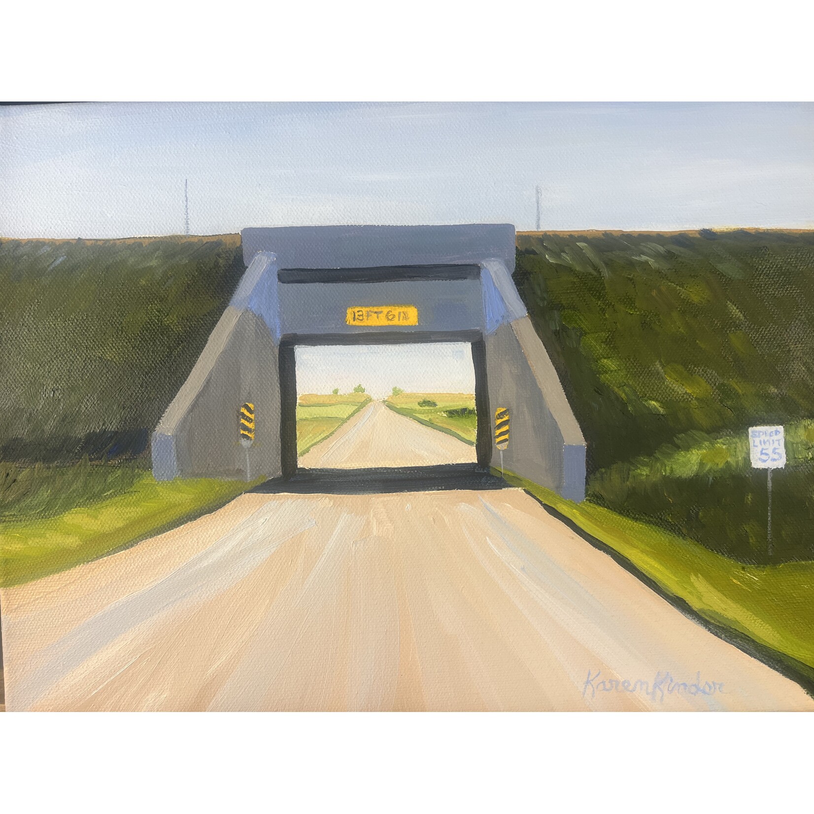 Karen Kinder Karen Kinder, Underpass, Gallery Wrap Canvas