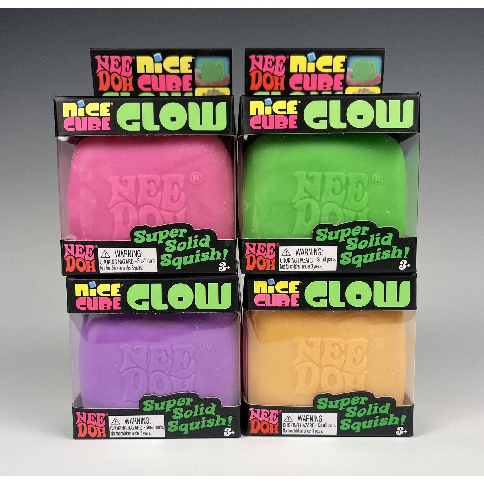 Schylling Toys, STS003, Nee Doh - Glow Nice Cube