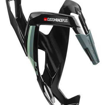 Elite ELITE - Porte bidon - Custom Race Plus - Noir/celeste