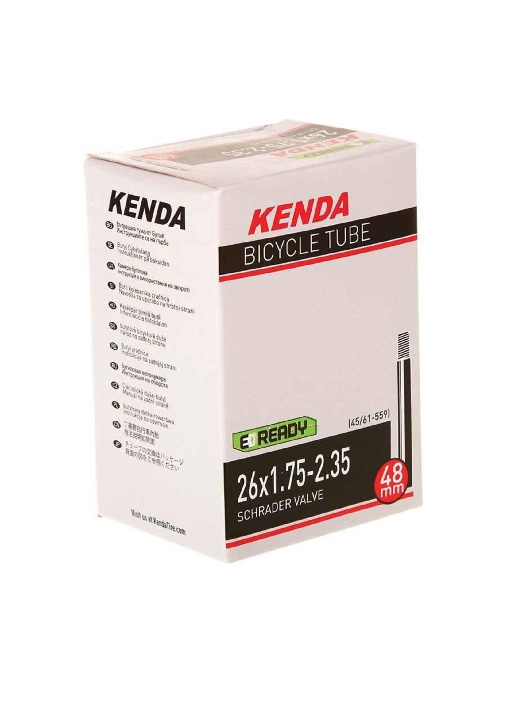 Kenda KENDA - Chambre à air - 26x1.75-2.35 - Schrader 48mm