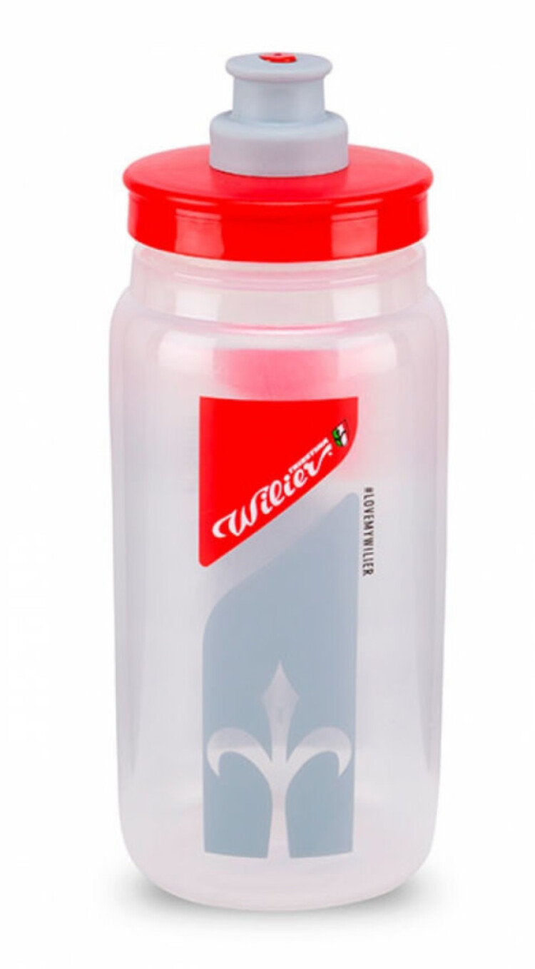 Wilier WILIER - Bidon - Transparent et rouge