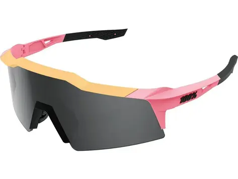 100% 100% - Lunettes - Speedcraft SL - Rose et orange - Lentilles fumées