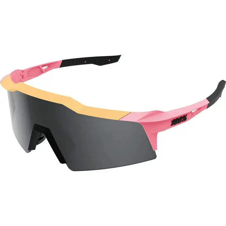 100% 100% - Lunettes - Speedcraft SL - Rose et orange - Lentilles fumées