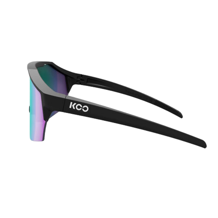 Koo KOO - Lunettes soleil - Alibi - Noir mat - Lentille photochromatique verte