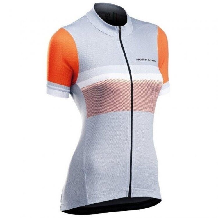 Northwave NORTHWAVE - Maillot - Origin - Glace et orange - Large - Femmes