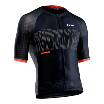 Northwave NORTHWAVE - Maillot - Storm air JRS - Noir et rouge