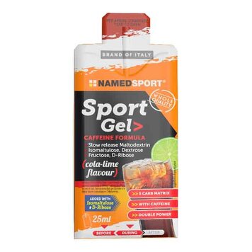 Named Sport NAMED SPORT - Gel with Caffeine - 25 ml - Cola-Lime