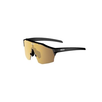 Koo KOO - Alibi - Black with Gold Lenses - Large